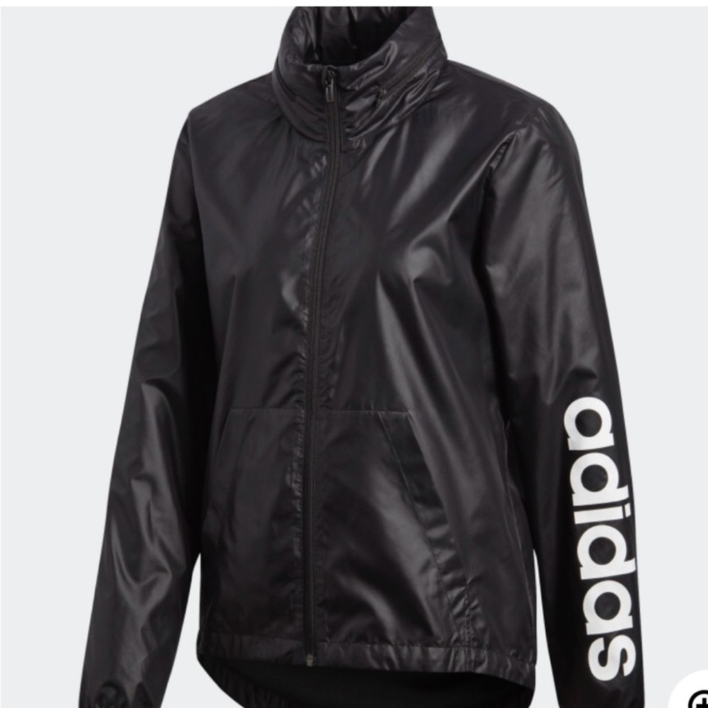 NWT ADIDAS Linear Packable Windbreaker